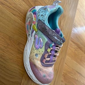 Sketchers velcro unicorn sneakers